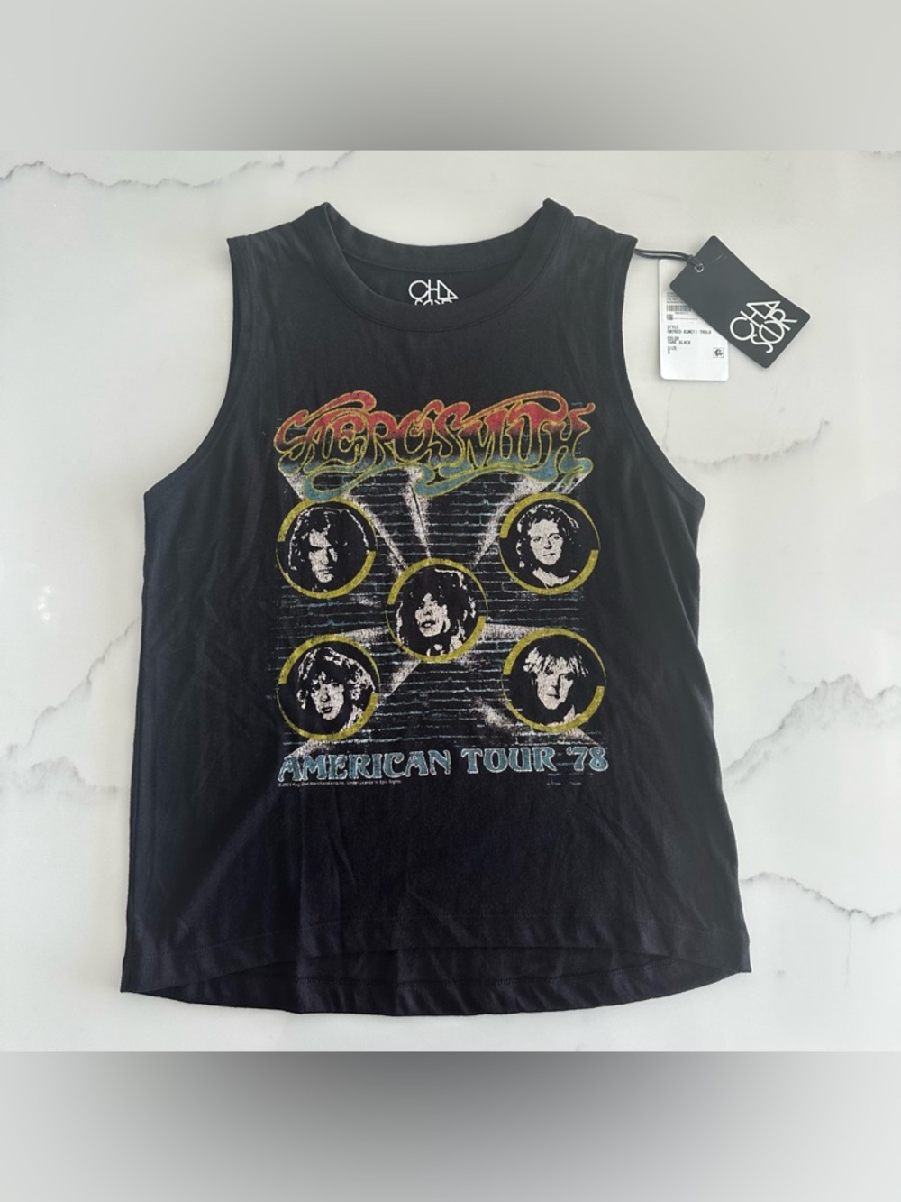 Chaser Women’s NWT Graphic Muscle Tank - Aerosmith - Size S